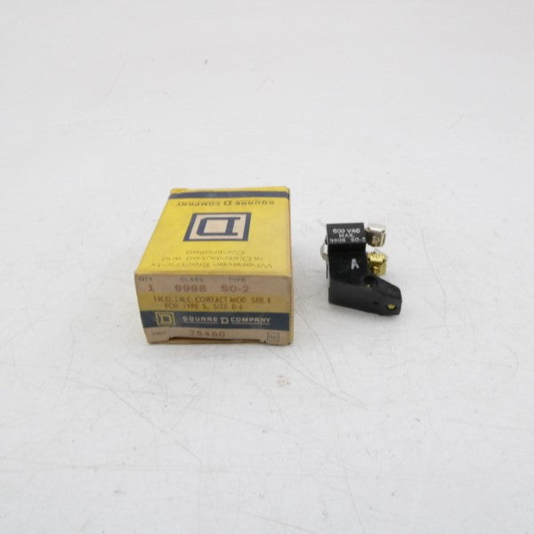 SQUARE D 9998SO-2 600VAC NSMP