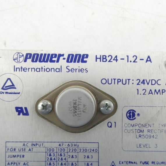POWER ONE HB24-1.2-A 230/240VAC 0.375A UNMP