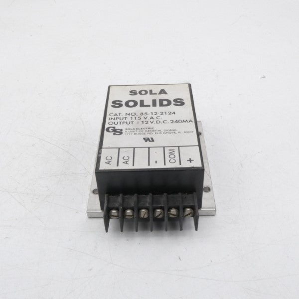 SOLA 85-12-2124 115VAC NSNP