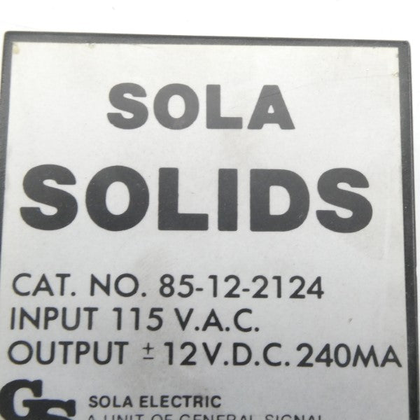 SOLA 85-12-2124 115VAC NSNP