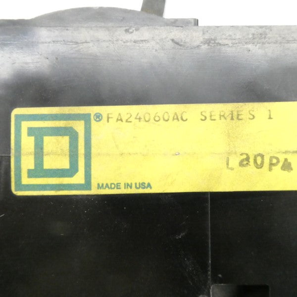 SQUARE D FA24060AC SER. 1 480VAC 60A (BLACK) NSNP