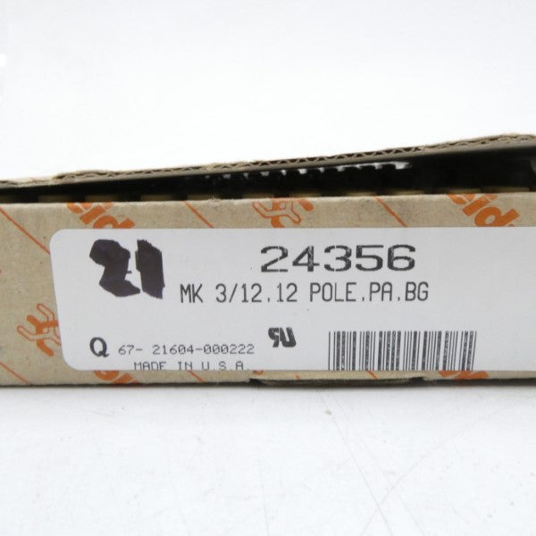WEIDMULLER 24356 MK3/12 (PKG OF 21) NSMP