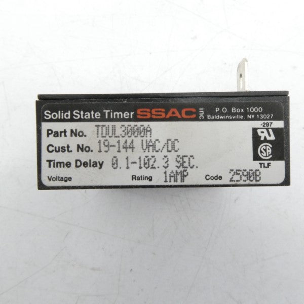 SSAC TDUL3000A 19-144VAC/DC 1A 0.1-102.3S NSMP