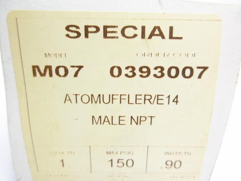 SPARE PART M07 150PSI NSMP