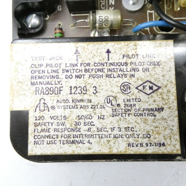 HONEYWELL RA890F12393 120V NSNP