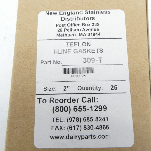 NEW ENGLAND 309-T 2" (PKG OF 25) NSMP