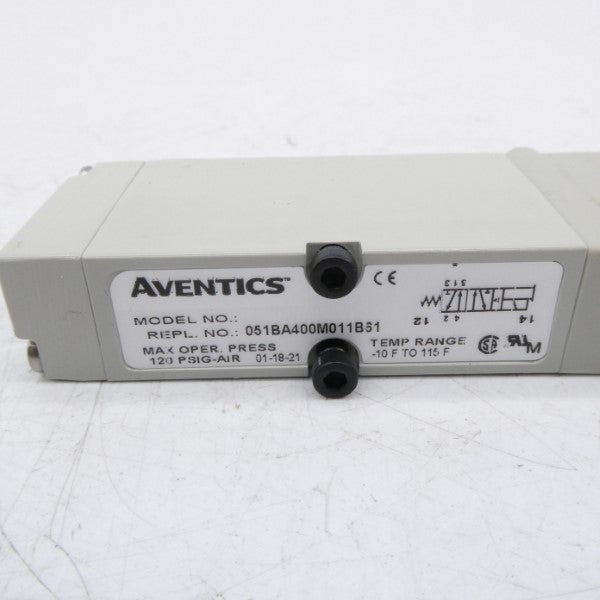 AVENTICS 051BA400M011B61 24VDC 120PSI NSNP