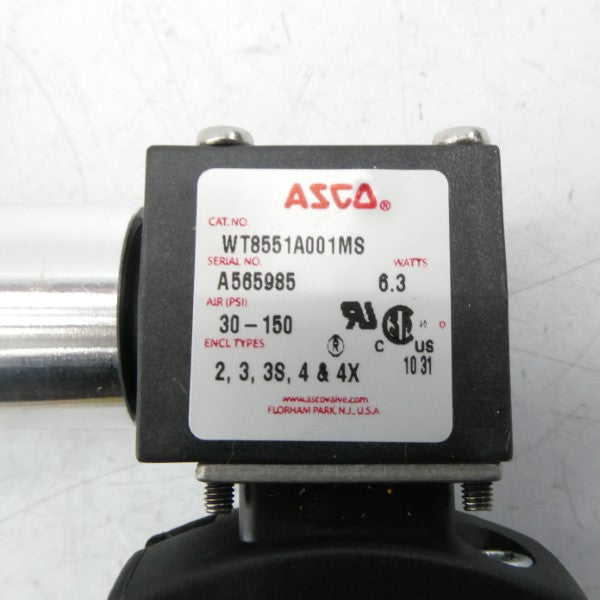 ASCO WT8551A001MS 30-150PSI (AS PICTURED) UNMP