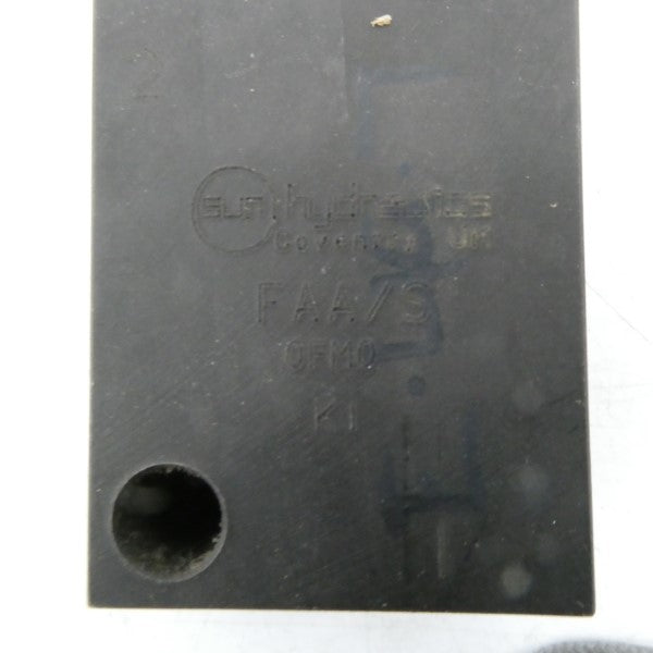 SUN HYDRAULICS FAA/S NSNP