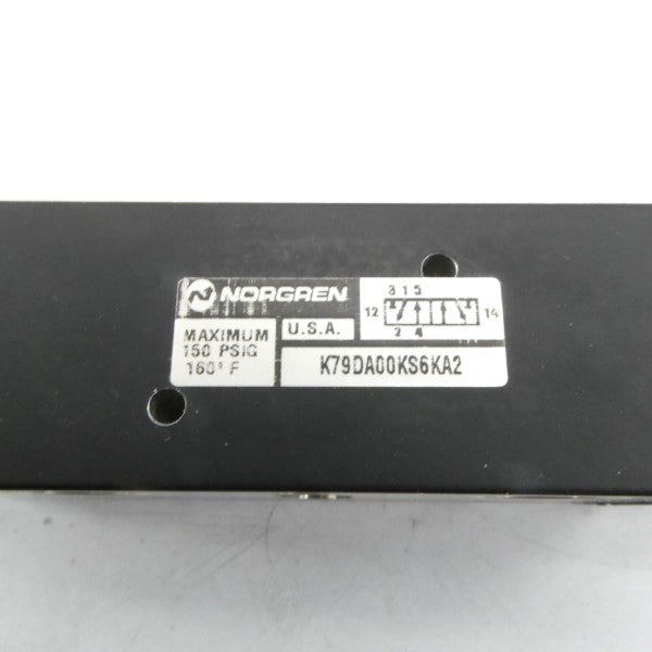 NORGREN K79DA00KS6KA2 150PSI NSMP