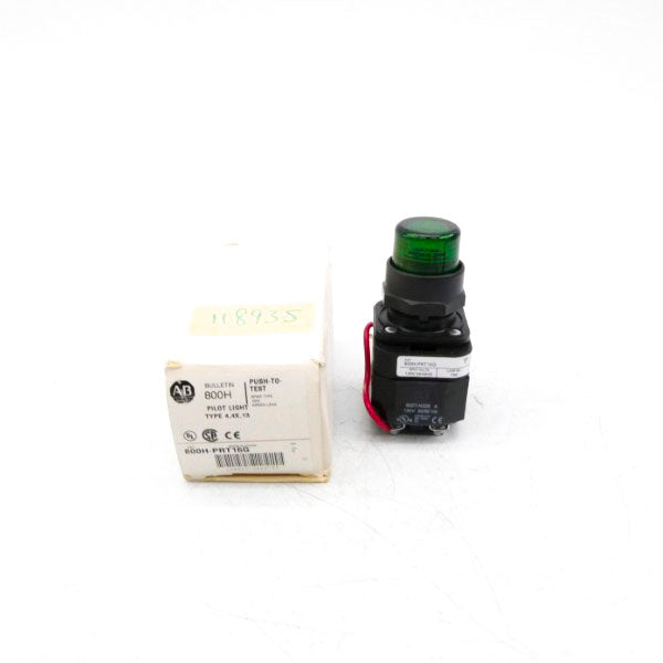 ALLEN BRADLEY 800H-PRT16G SER. F 120V (WH) NSMP