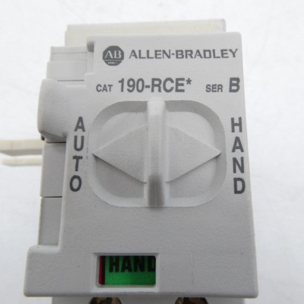 ALLEN BRADLEY 190-RCE120 SER. B 110/120VAC/DC (BR/YL) NSMP