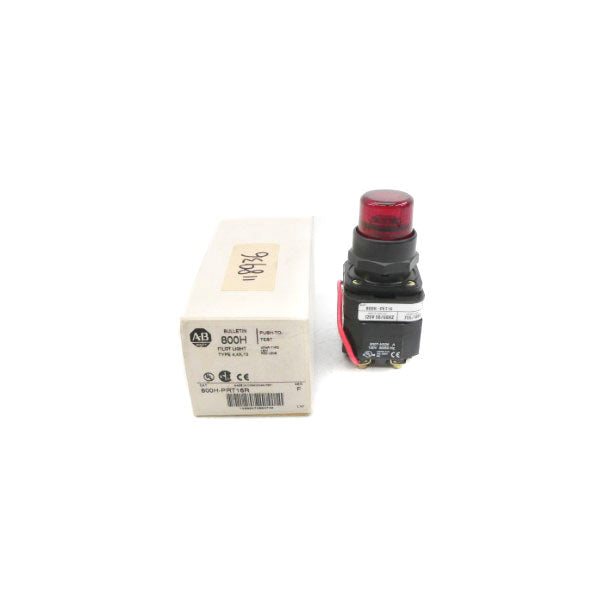 ALLEN BRADLEY 800H-PRT16R SER. F 120V (WH) NSMP