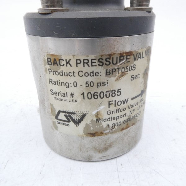 GRIFFCO VALVE BPT050S 50PSI NSNP