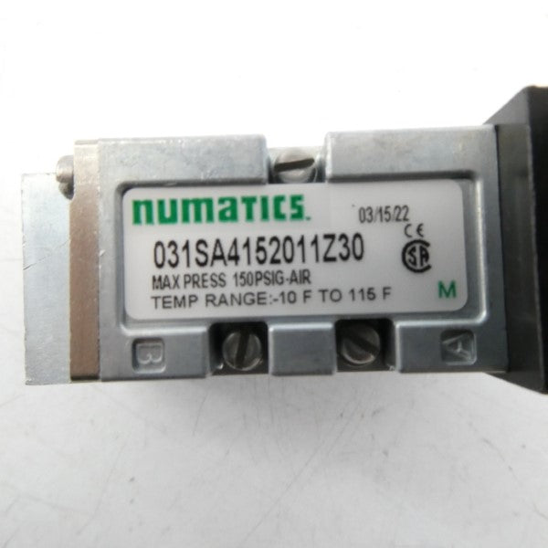 NUMATICS 031SA4152011Z30 100-115/110-120V .06A 150PSI NSNP