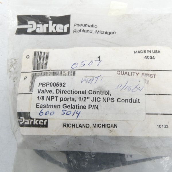 PARKER PBP00592 110/120V NSMP