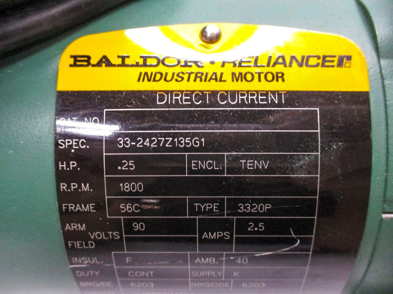 SPX EV1P25M W/ 33-2427Z135G1 90V 2.5A NSNP