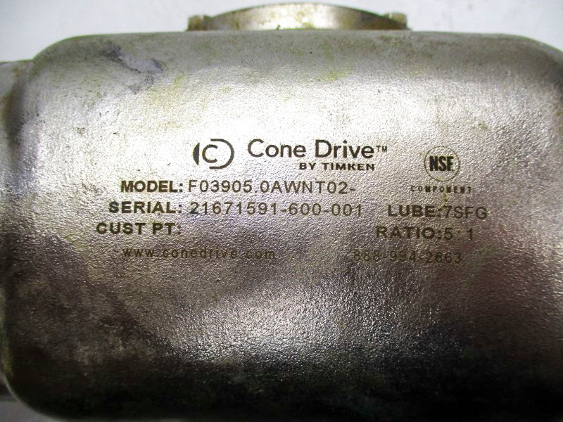 CONE DRIVE F03905.0AWNT02 NSNP