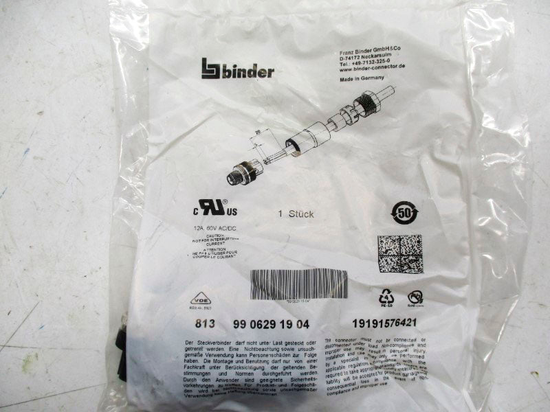 BINDER 9906291904 60VAC/DC 12A NSMP