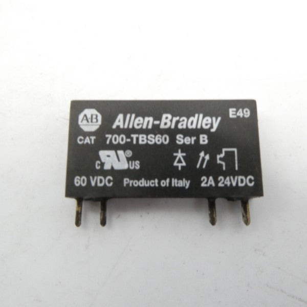 ALLEN BRADLEY 700-TBS60 SER. B 60VDC 2A NSNP