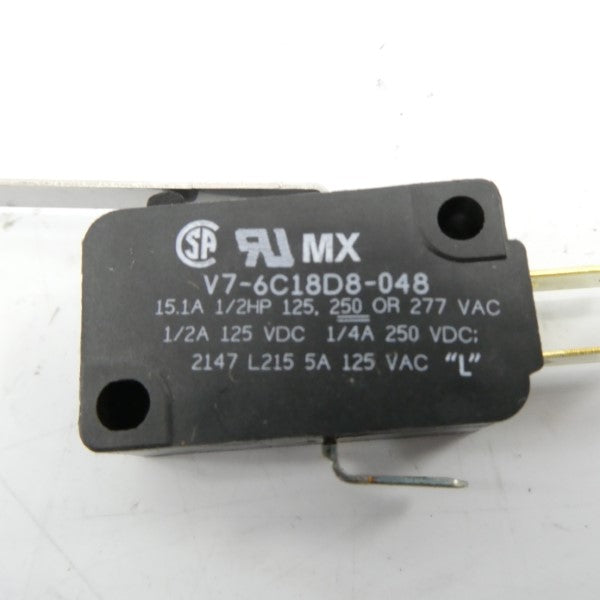 MICRO SWITCH V7-6C18D8-048 277VAC 15.1A NSNP