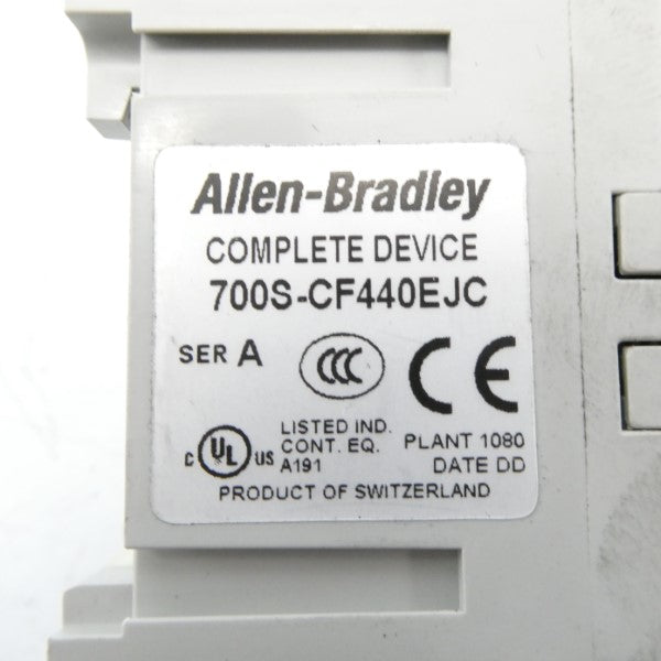 ALLEN BRADLEY 700S-CF440EJC SER. A 24VDC UNMP
