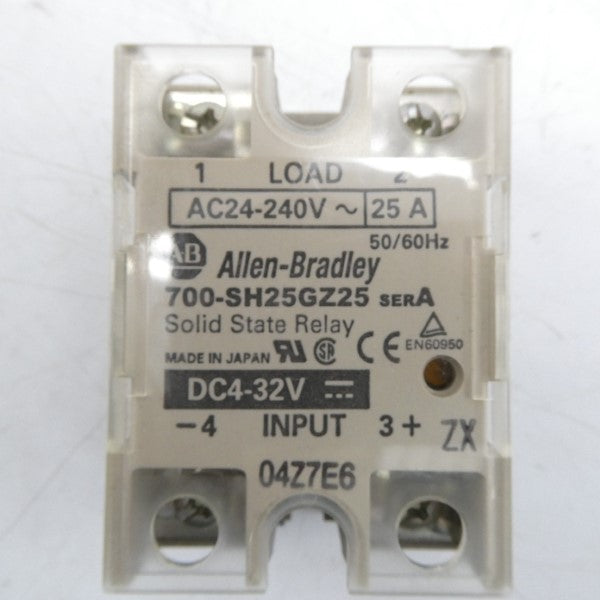 ALLEN BRADLEY 700-SH25GZ25 SER. A 4-32VDC 25A (WH) NSMP