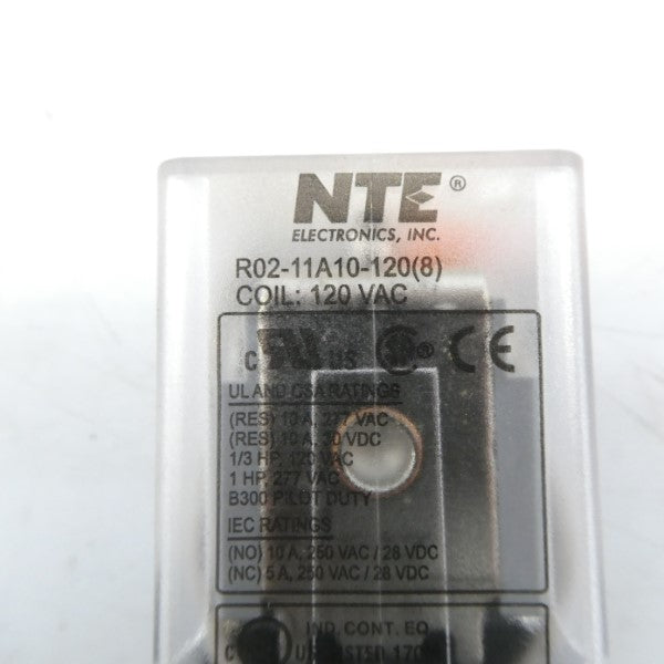NTE R02-11A10-120(8) 120VAC 10A NSMP