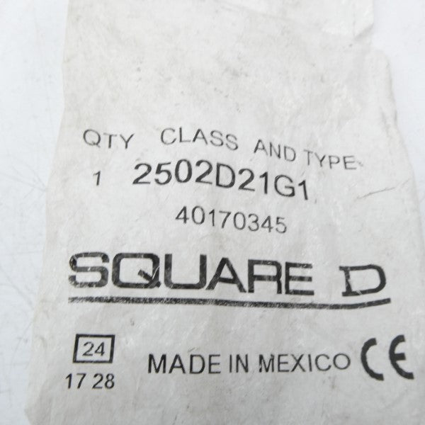 SQUARE D 2502D21G1 NSMP
