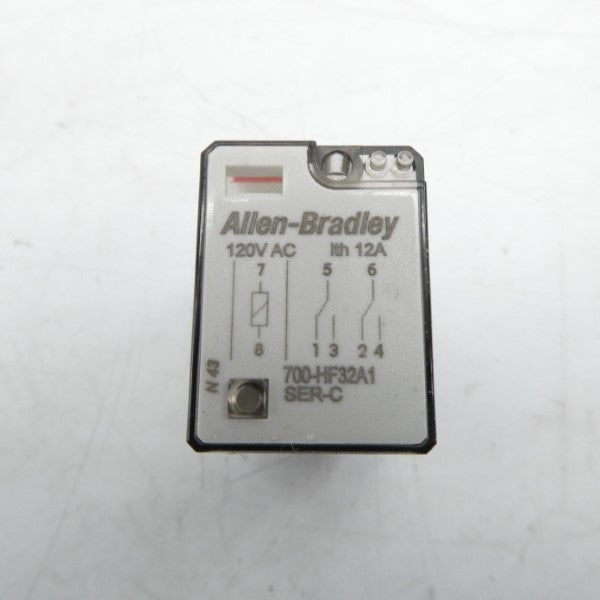 ALLEN BRADLEY 700-HF32A1 SER. C 120VAC 10A (WH) NSMP