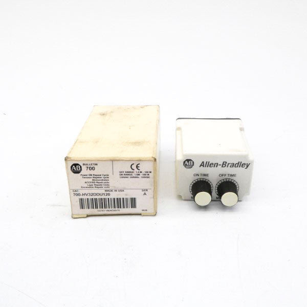 ALLEN BRADLEY 700-HV32DDU120 SER. A 120VAC/DC 10A 1.0-100M (WH) NSMP
