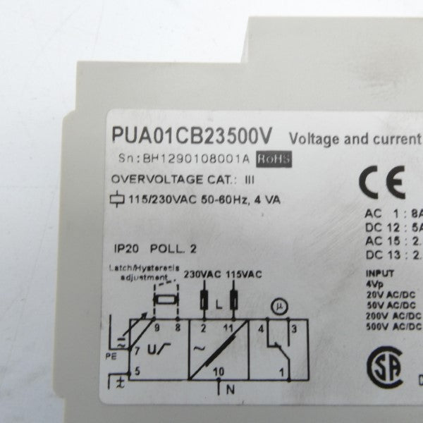 CARLO GAVAZZI PUA01CB23500V 115/230VAC 8A NSMP