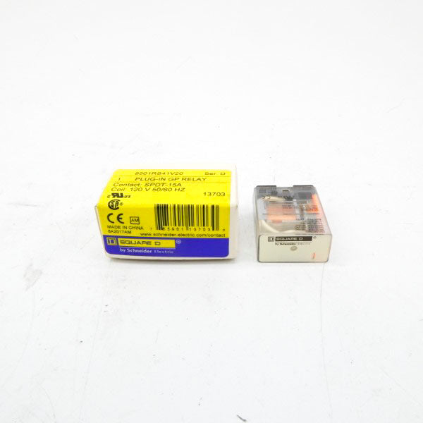 SQUARE D 8501RS41V20 SER. D 120V 15A NSMP