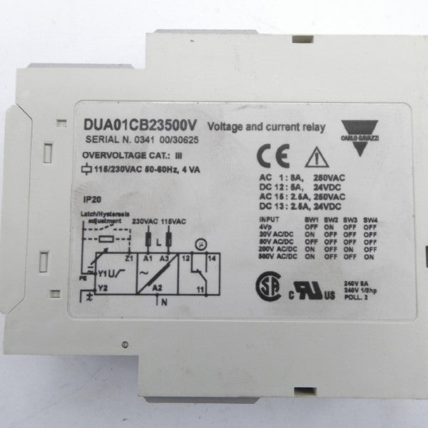 CARLO GAVAZZI DUA01CB23500V 115/230VAC 8A NSMP