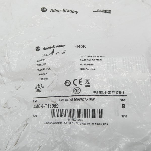 ALLEN BRADLEY 440K-T11089 SER. B NSMP