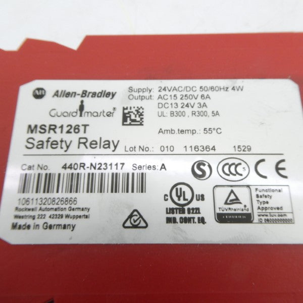 ALLEN BRADLEY 440R-N23117 SER. A 24VAC/DC 3A NSNP