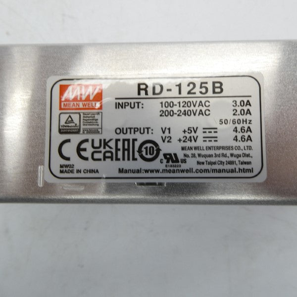 MEANWELL RD-125B 100-120/200-240VAC 3.0/2.0A NSNP