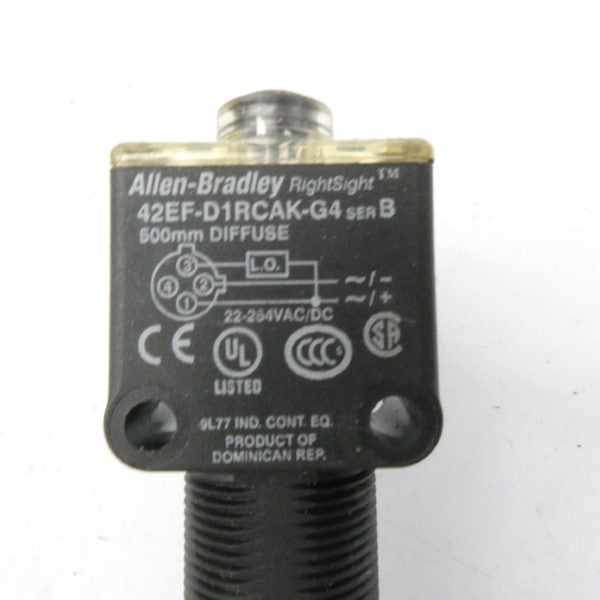 ALLEN BRADLEY 42EF-D1RCAK-G4 SER. B 22-264VAC/DC NSNP