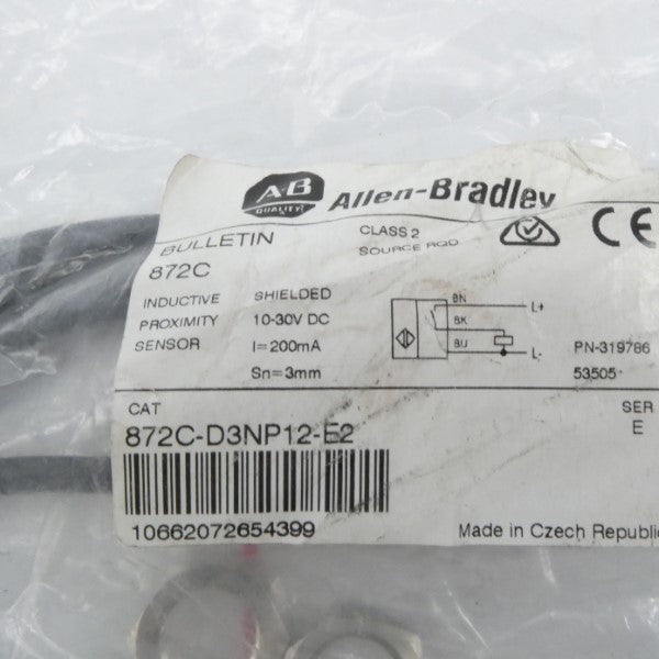 ALLEN BRADLEY 872C-D3NP12-E2 SER. E 10-30VDC NSMP