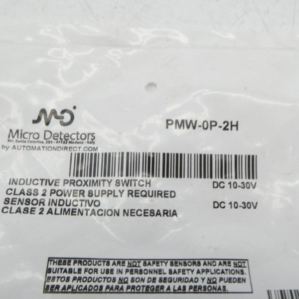 MICRO DETECTOR PMW-0P-2H 10-30VDC NSMP