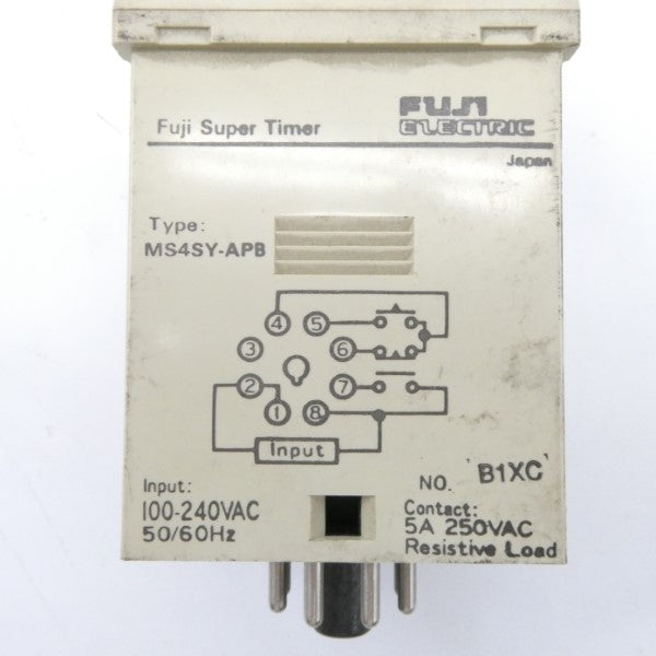 FUJI ELECTRIC MS4SY-APB 100-240VAC 0.5-90S NSNP