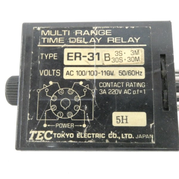 TOKYO ELECTRIC ER-31B 100/110V 3S-3M/30S-30M NSNP