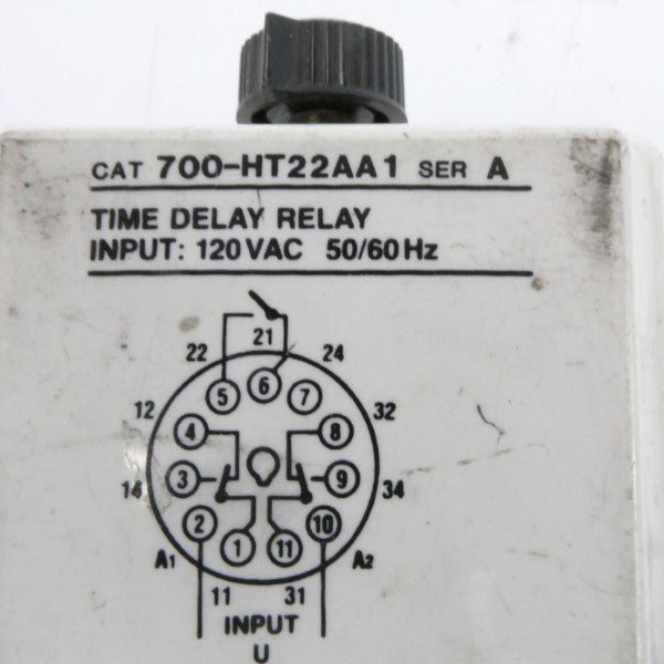 ALLEN BRADLEY 700-HT22AA1 SER. A 120VAC 10A 0.1-10S NSNP