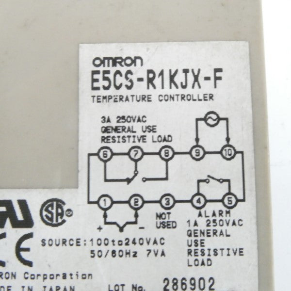 OMRON E5CS-R1KJX-F 100-240VAC 3A NSNP