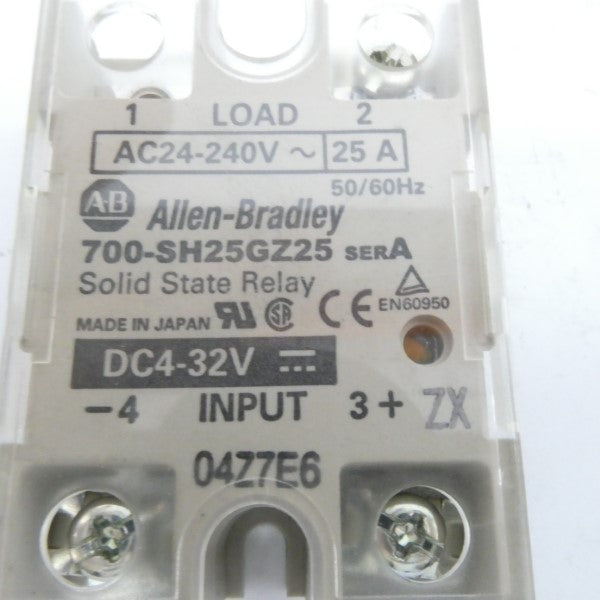 ALLEN BRADLEY 700-SH25GZ25 SER. A 4-32VDC NSNP