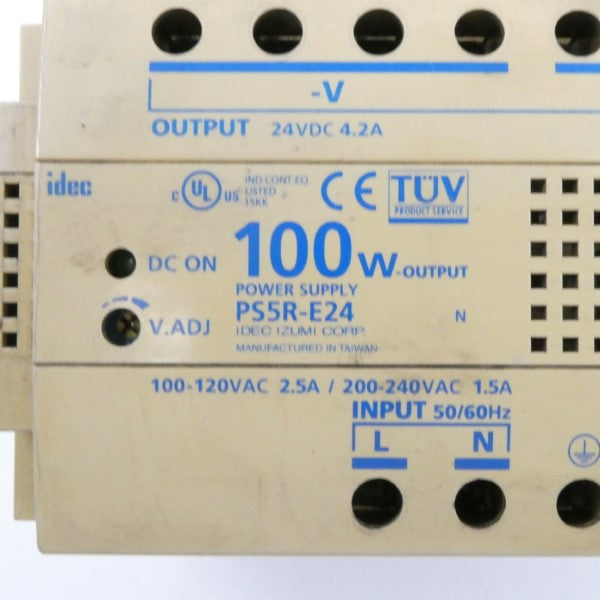 IDEC PS5R-E24 100-120/200-240VAC 2.5/1.5A UNMP