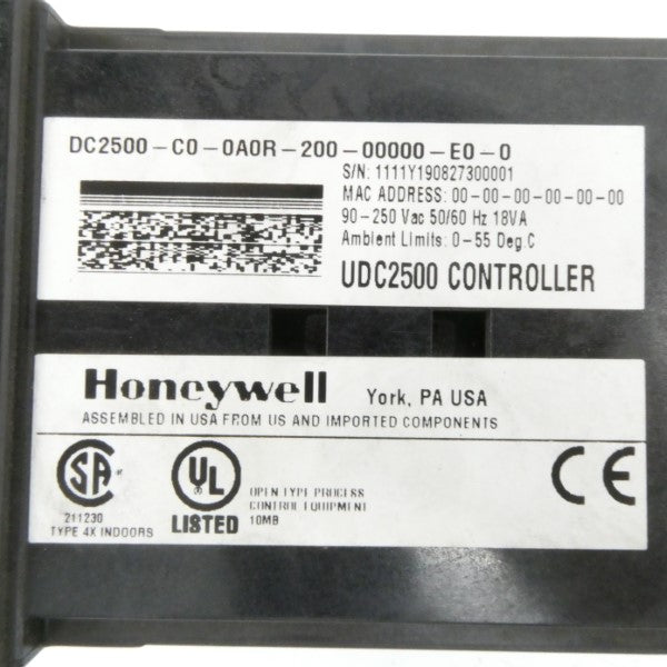 HONEYWELL DC2500-C0-0A0R-200-00000-E0-0 90-250VAC NSNP