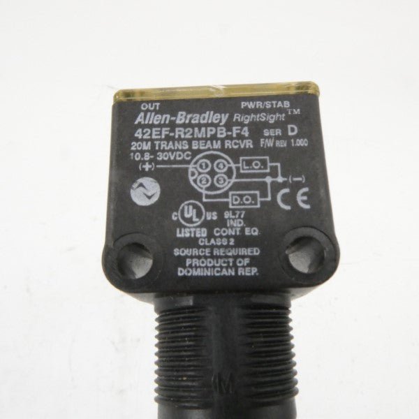 ALLEN BRADLEY 42EF-R2MPB-F4 SER. D 10.8-30VDC NSNP