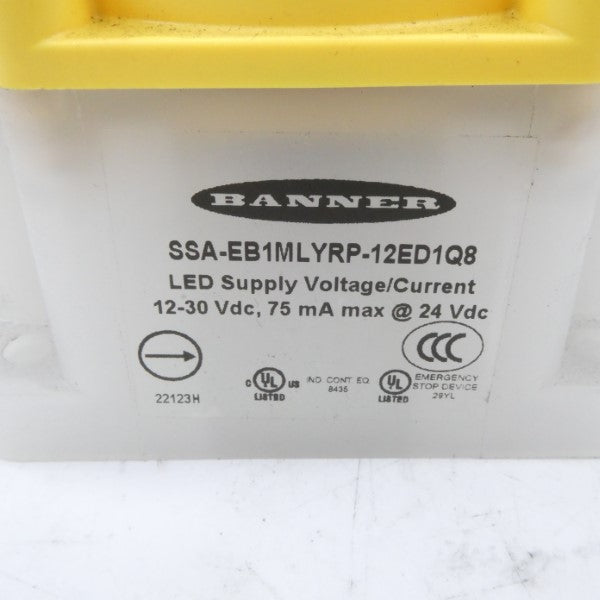 BANNER ENGINEERING SSA-EB1MLYRP-12ED1Q8 12-30VDC NSNP
