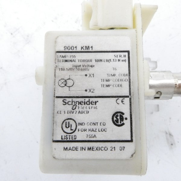SCHNEIDER ELECTRIC 9001KM1 SER. H 110/120V NSNP